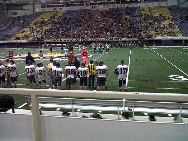 First Football game in the UNI-DOME